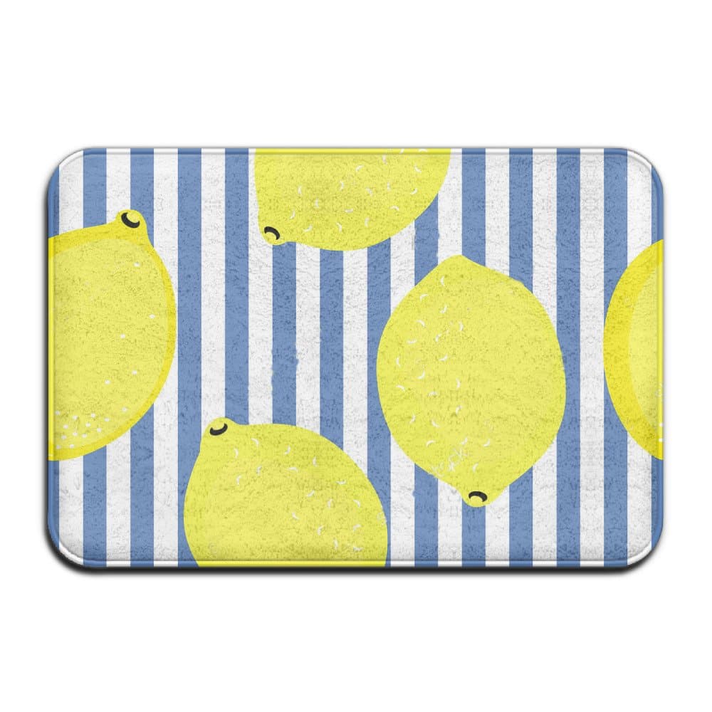 YIOOO Rectangle 40"x 60" Area Rug Lemon Summer Fruit Soft Modern Non-Slip Floor Mat Shag Area Rug Carpet Mat For Home Decorate Indoor Welcome Mats Carpet Office Chair Mat Pile