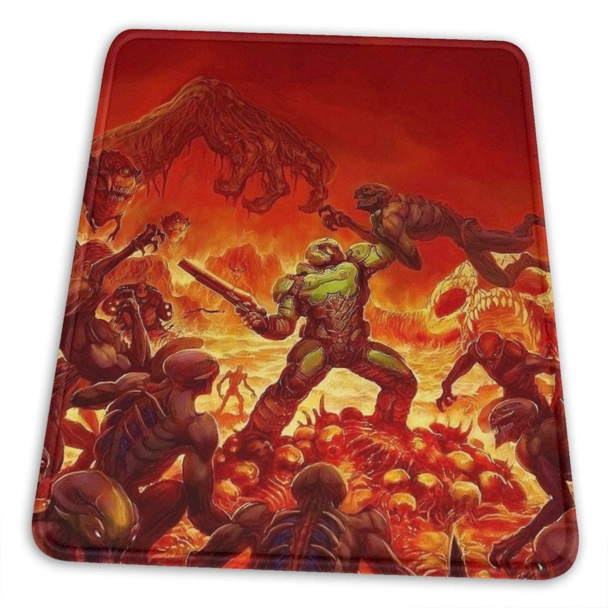 Doom Artwork Hemming The Mouse Pad 10 X 12 Inch Esports Office Study Computer