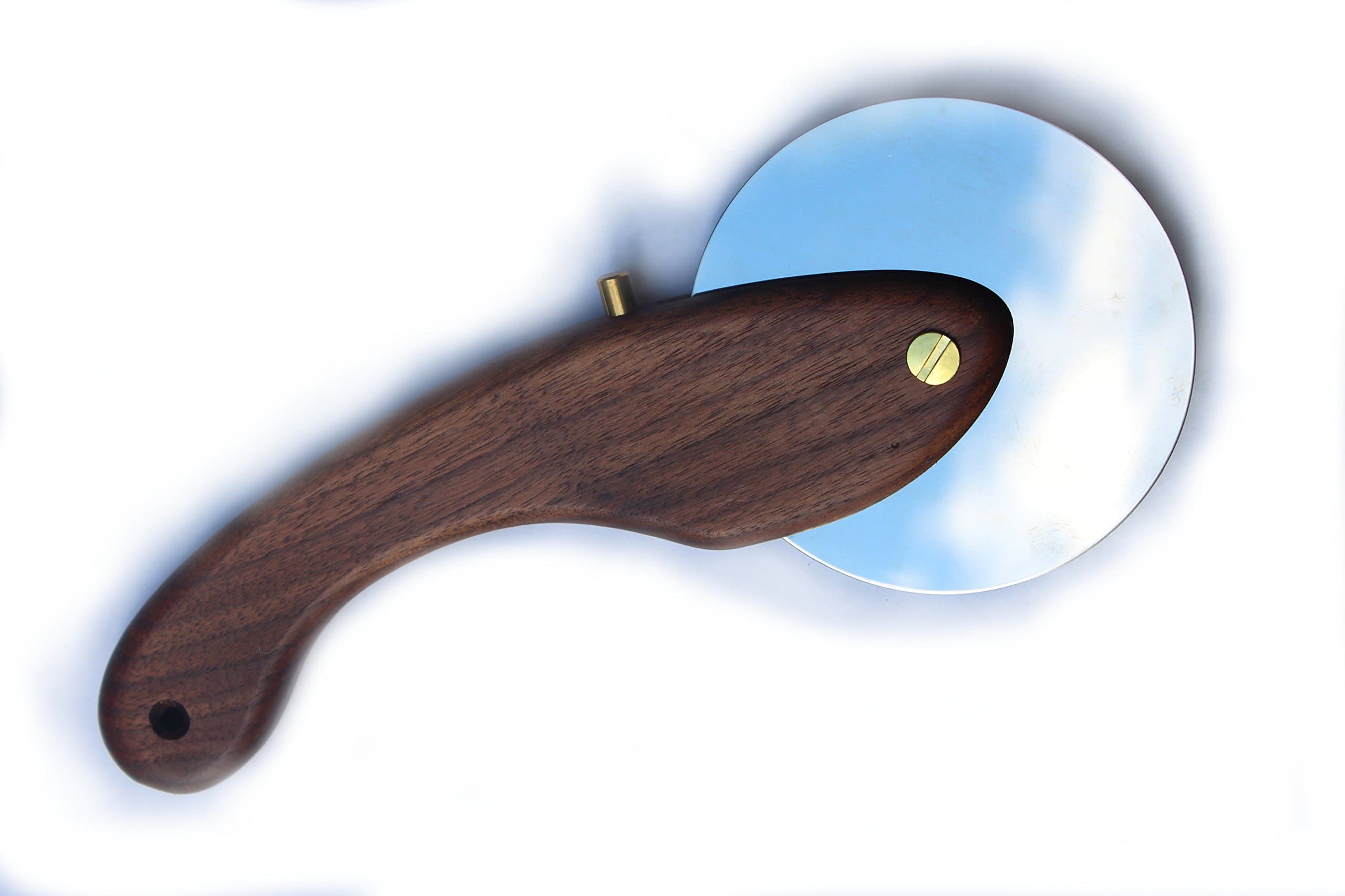 Black Walnut Pizza Cutter