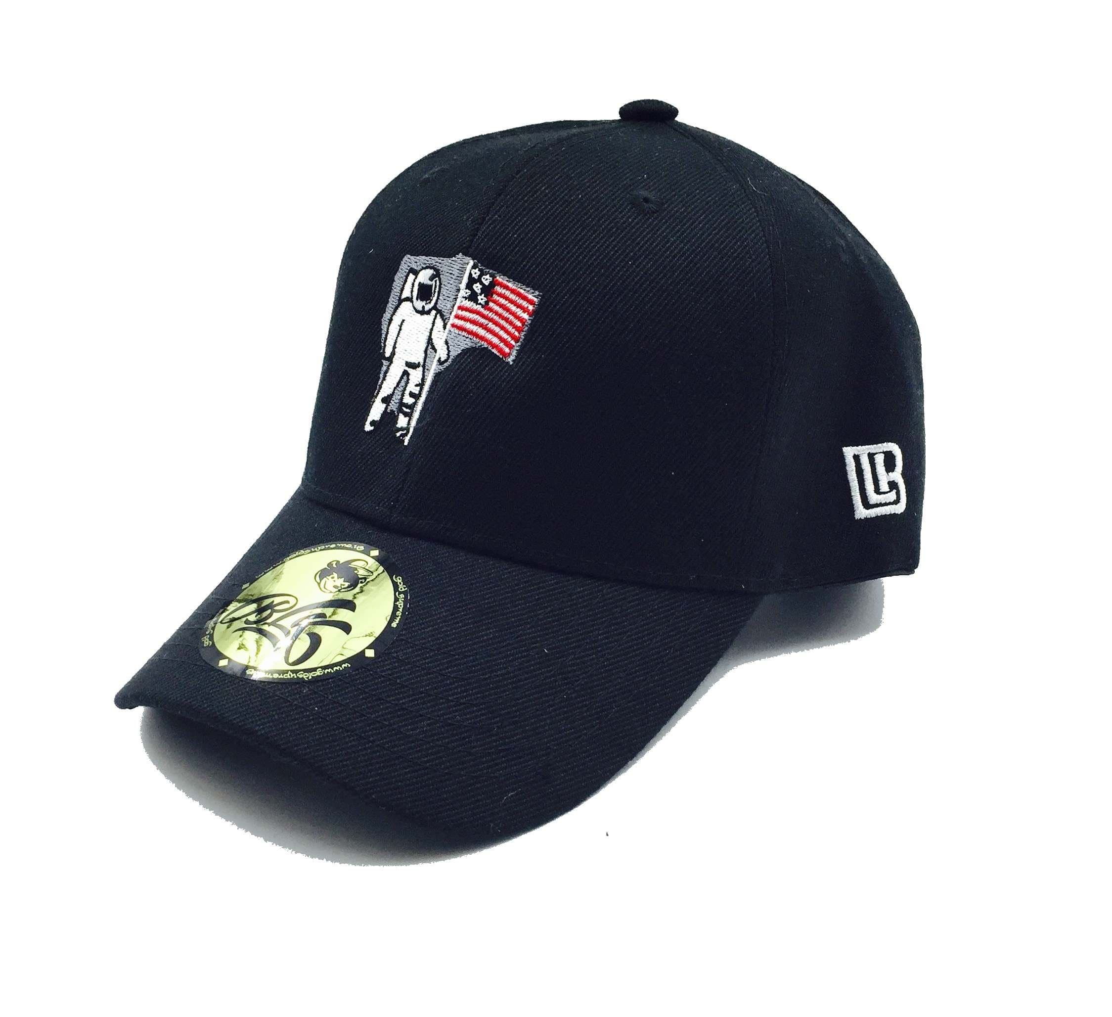 Man on the Moon Dad Hat - Black