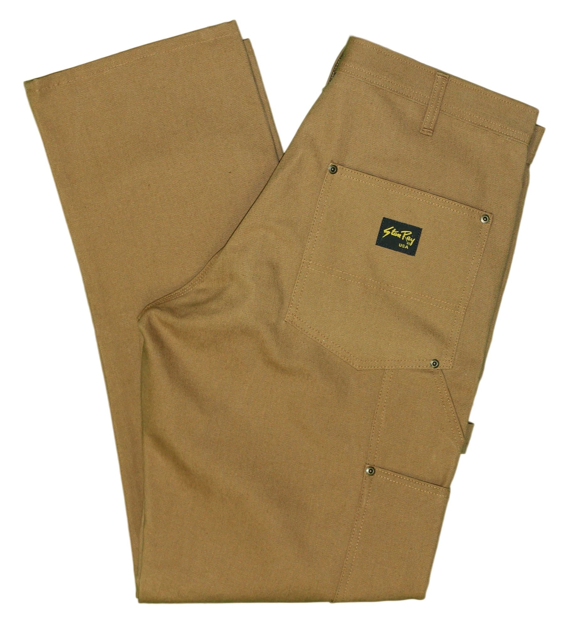 Stan Ray Men's Double Front Riveted Duck Utility Work Pants - Made in the USA