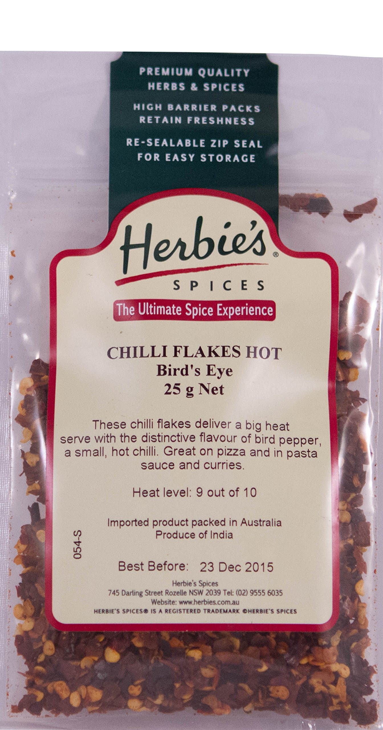 Herbie's Spices Chili Flakes Hot - 25g