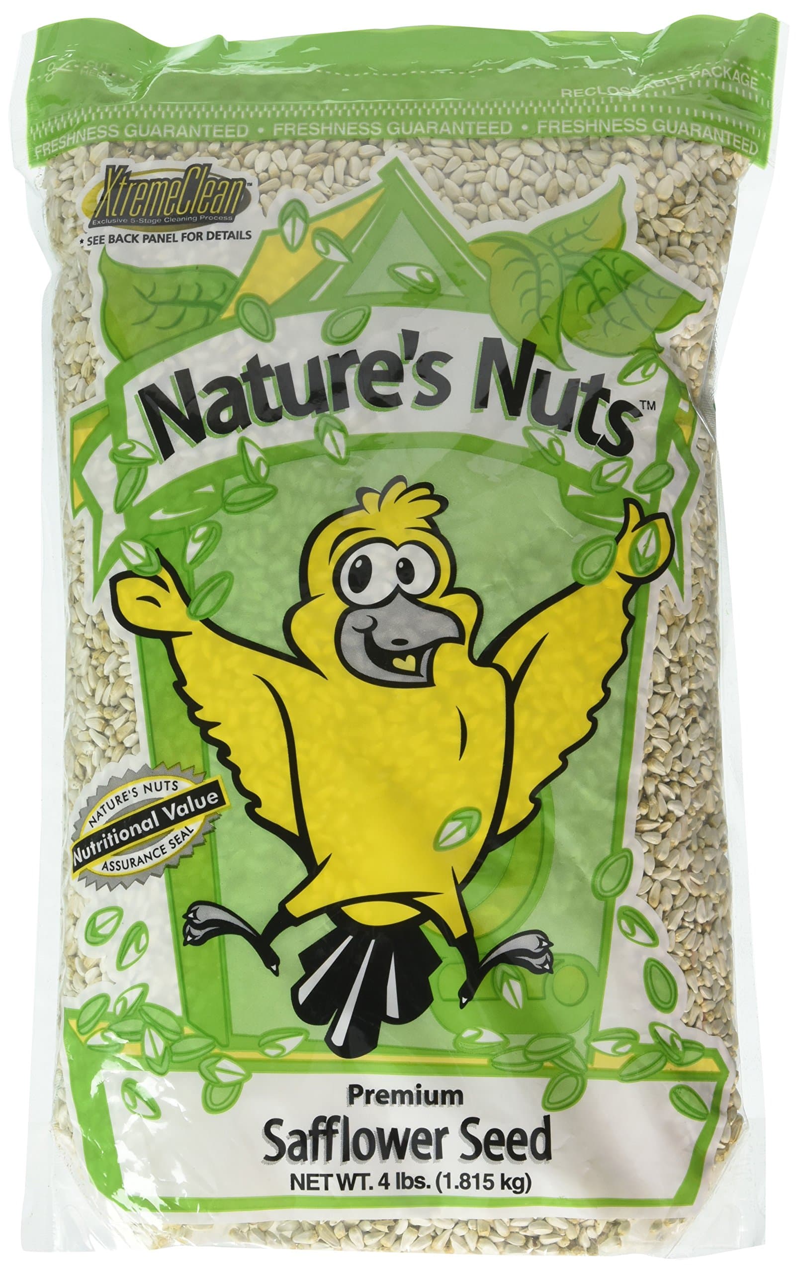 Chuckanut Products 00028 4-Pound Premium Safflower Seed