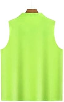 Mens Outdoor Vest Jacket Light Softshell Zip Outerwear Fishing Travel Work Safari Utility Cargo Vests for Hiking Golf