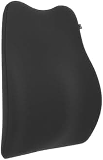 Frido Car Backrest Cushion, Lumbar Support & Back Pain Relief For Driving, Orthopedic Car Seat Cushion for Comfortable Long Rides, Hi-Per Foam, Spine Alignment, Adjustable Straps, Pack of 1 (Black)