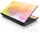 LSS 10 10.2 inch Laptop Skin Cover Compatible with for HP Dell Lenovo Apple Asus Acer Compaq - Fits 7" 8" 8.9" 10" 10.2" (2 Wrist Pads Free) Abstract Flower Art