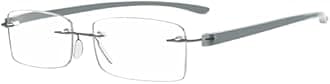 Eyekepper Readers Small Lenes Rimless Reading Glasses Men Women
