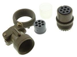 Itt Cannon Circular Connector Plug Size 16S, 7 Position, Cable - MS3106F16S-1S