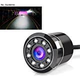 Backup Camera Tiker 8 Led Car Rear View,Night Vision HD 170° Wide View Angle Waterproof, Parking and Reverse Assist No Guideline