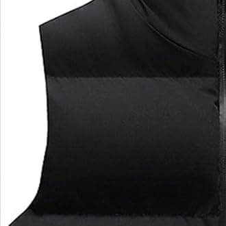 Maiyifu-GJ Winter Warm Padded Vest for Men Lightweight Thicken Down Vest Outerwear Outdoor Sleeveless Jacket for Hiking