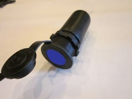 12vtechnology Accessory Lighter Socket Power Outlet 12 Volt Marine Motorcycle W Blue LED & Boot #BLS+