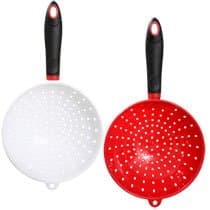 DTCooking Concepts Plastic Colanders, Kitchen Strainer with Comfort-Grip Handles