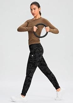 G Gradual Women's Joggers Pants with Zipper Pockets Tapered Running Sweatpants for Women Lounge, Jogging