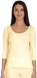 Selfcare Women's Thermal 3/4 Sleeve Top Soft & Warm Poly Cotton Winters Wear Vest