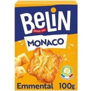 Belin Crackers Monaco Emmental 100g