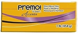 Premo Sculpey Accents Polymer Clay 1lb-Gold