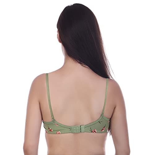 Light Padded Full Coverage Non Wired Cotton T-Shirt Bra Women's for Girls Combo Pack of 3