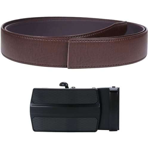 Labnoft Men's Auto Lock PU Leather Belt