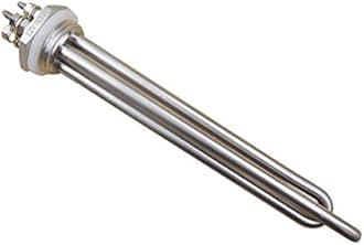 Dernord 12V 300W Immersion Heater Submersible Water Heater Element Stainless Steel Heating Element with 1 Inch NPT Fitting Double U Type