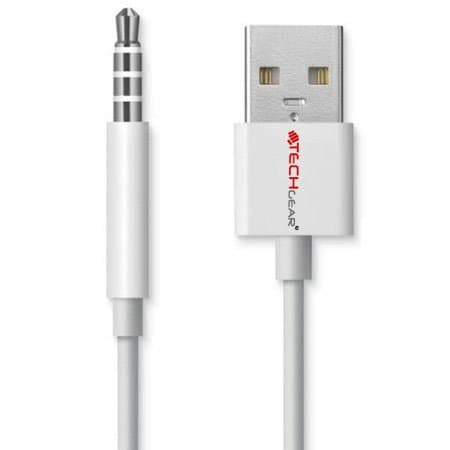 High Quality, USB Data Sync & Charging Cable Lead Compatible with Apple iPod Shuffle and Shuffle Clip 3rd Gen and 4the Gen