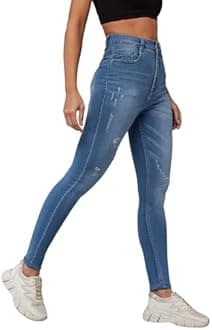 Miss Chase Women's Skinny Fit High Rise Jeans