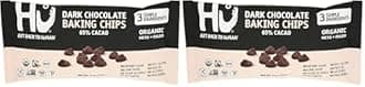 Hu Choc Dark Baking Chips 9 OZ (Pack of 2)