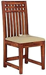 WOODBONE Dining Table Set, Wood 4 Seater Dining Table with Chair for Living Room Furniture, Dining Room Set, Wooden Dining Table Set, Modern Unqiue Dining Table Set (4 Seater) Honey Finish