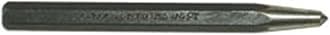 Mayhew Tools 24008 Center Punch, 1/4" - 6 mm x 5-1/2", Black Oxide Finish