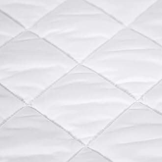 SERTA Power Clean Triple Action Quilted Soft Waterproof Mattress Pad Protector, Moisture Wicking Protection with 15" Deep Pocket, Queen, White