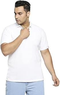 Wear Your Opinion Men's Plus Size Polo Collar Neck Half Sleeve Tshirt