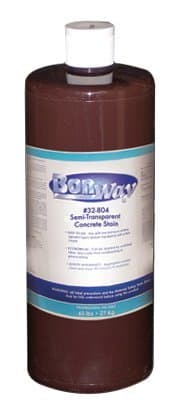 32-806 1-Quart Water Based Concrete Stain - Bark Brown by BonWay