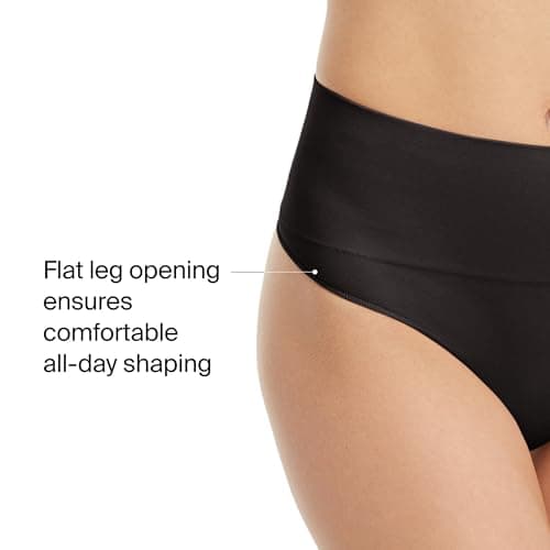 SPANX SPANXshape Everyday Shaping Thong - Core Control Shapewear Underwear - Invisible Under Clothes - Seamless Design