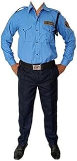 REGALIA Men's Security Guard Uniform (Shirt & Trouser/Pant) with Complete Accessories Set & Labels, EACH