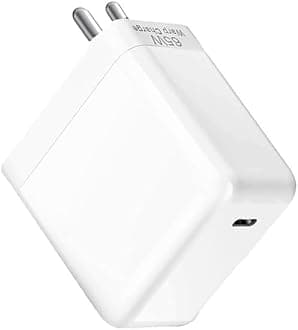 65w Charger Adapter for Moto G85 PD Original Like Charging Adapter via Type C Port Super Fast Wall Charge Adaptor for Phone, (ONE+RED)