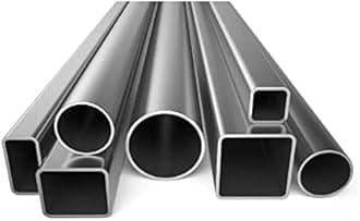 Stainless Steel Square Tubing Tube 25mm x 25mm x 1mm x 1880mm, 1" x 1" x 1/25" x 74.02" Long, 2 Pack 304 SS Square Tubings 1mm Thickness Polished Finished from Bopaodao