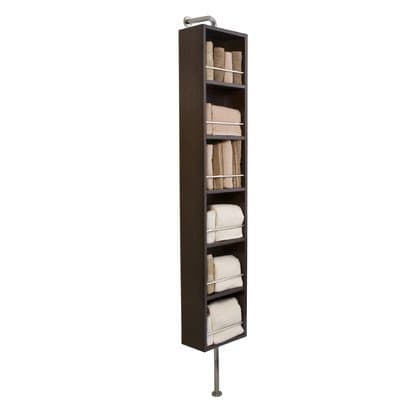 11.8" x 78" Mirrored Wall Mounted Linen Tower