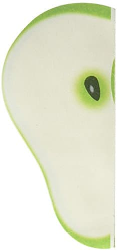 Padmall Creative and Cute 3D Fruit Desk Paper Scratch Pads, Memo Pad, Paper Notes, Mini Notepad, Note Pads, As School Gift for Students, 150 Pages Each,2 Pcs, Green Pear