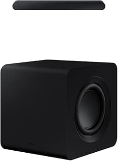 S60D 5.0ch Soundbar w/Wireless Dolby Atmos Audio, All-in-One Design, HW-S60D/ZA (Newest Model) SWA-W510 Subwoofer for S Series Soundbar with Powerful Bass