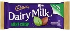 Cadbury Dairymilk Mint Crisp Bar 54g (Pack of 10) from Ireland