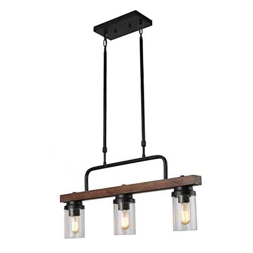 Kitchen Island Wood Chandelier