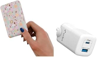 URBN 10000 Mah Lightning Nano Slim Power Bank-Payal Singhal Edition (Pink) with 65W Gan Charger