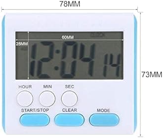 Laboratory Timer, Kitchen Timer,Stop Watch and Digital Clock with Magnetic