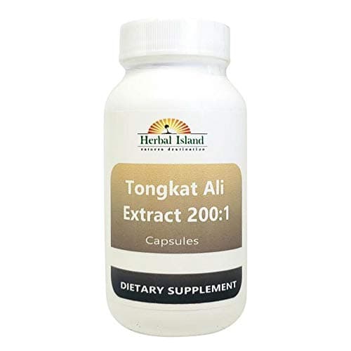 Tongkat Ali 200:1 Root Extract - 60 Count Capsules 500 mg Each