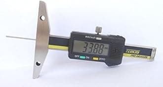 1162-150 Thin Rod Digital Depth Gauge, Metal Casing, Measuring Range: 0-150mm, Resolution: 0.01mm, Thin Rod(Φ): 2, Limit Error: ±0.03mm
