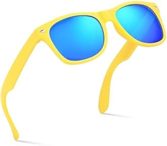 Retro Rewind Kids Sunglasses for Boys Girls Age 3-12 - Shatterproof UV400 Toddler Children Sun Glasses