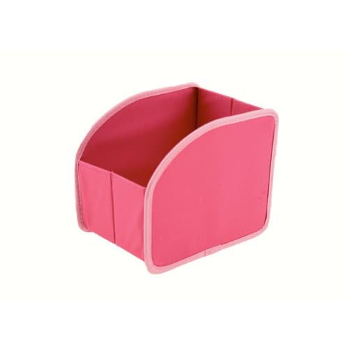 Neatnix Small Stuff Cubby, Hot Pink with Light Pink