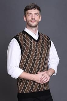 V Neck Cardigans for Men - Woolen Sleeveless Sweater for Man Winter Wear