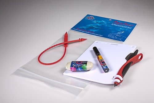 Aqua Pencil & Slate Underwater Kit -Red