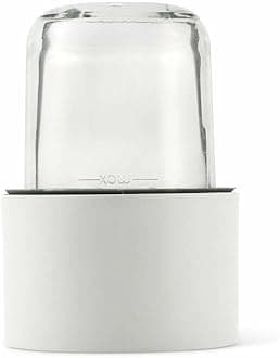 KENWOOD Glass Multi Mill (Chopper/Grinder) Attachment Compatible with KENWOOD CHEF - BAKER, COOKING, ELITE, PATISSIER, SENSE, TITANIUM, XL Series Kitchen Machine Stand Mixer AT320A Clear/White