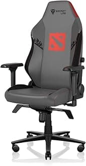 SecretlabTitan Evo Dota 2 Gaming Chair - Reclining - Ergonomic & Comfortable Computer Chair with 4D Armrests - Magnetic Head Pillow & 4-Way Lumbar Support - Black/Red - Leatherette